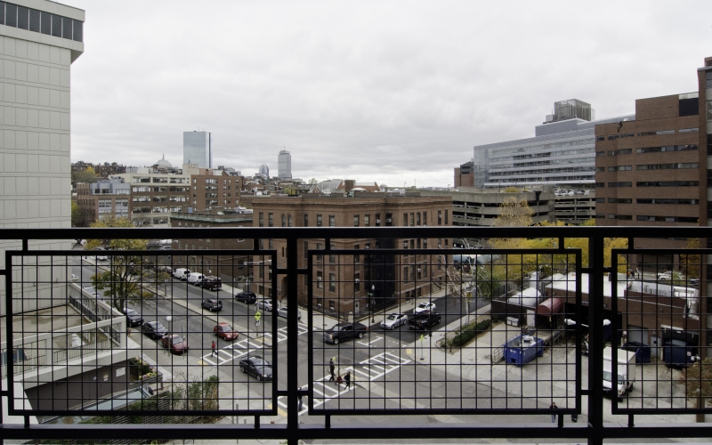 View from Blackstone courtyard