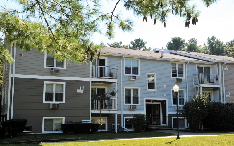 Brandy Hill Apartments exterior balconies