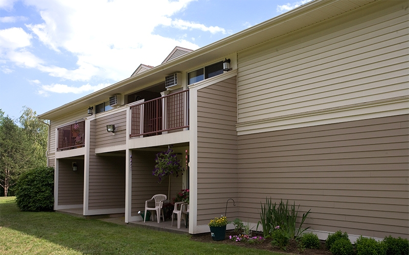 Heritage Village exterior balcony