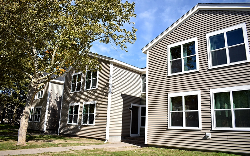 Oxford Place and Gardens exterior windows