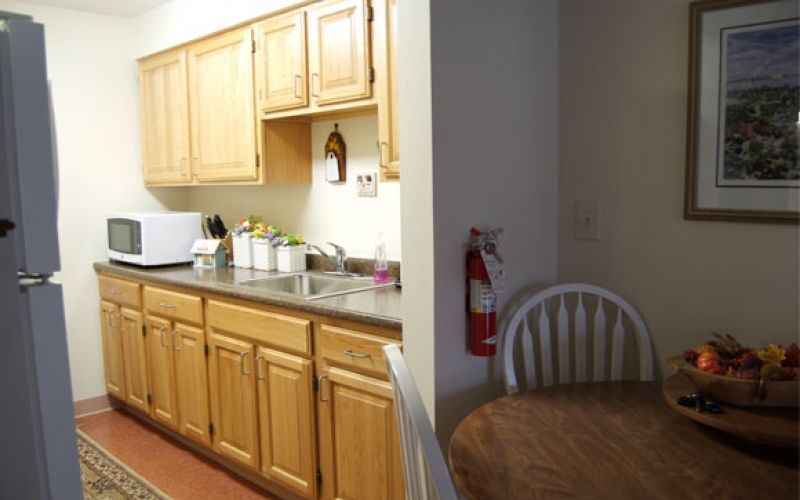 Heritage Village unit kitchen