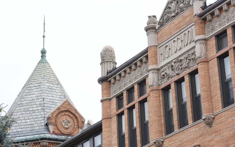 Old Middletown High School exterior