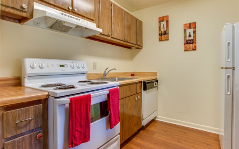 Middletowne Apartments unit kitchen