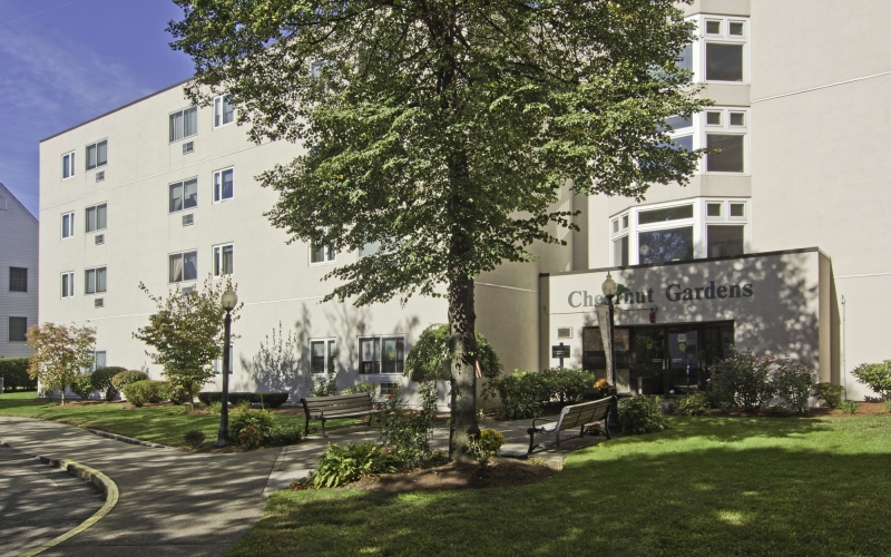 Chestnut Gardens exterior entrance