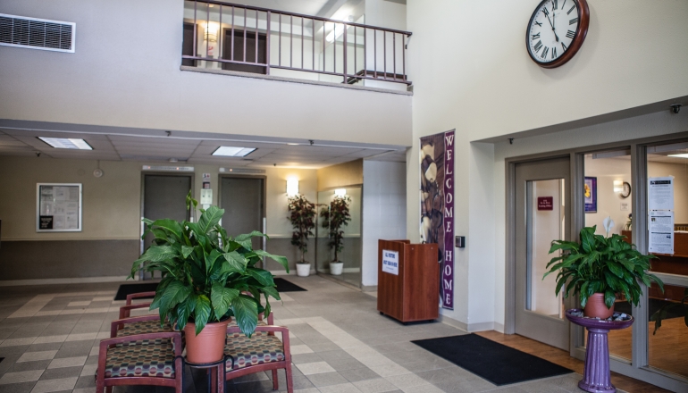 8330 On the River entrance lobby