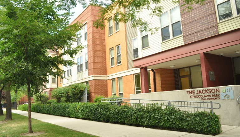 The Jackson front exterior