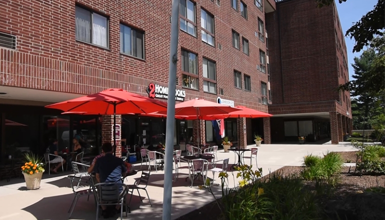 Cocheco Park outdoor common area
