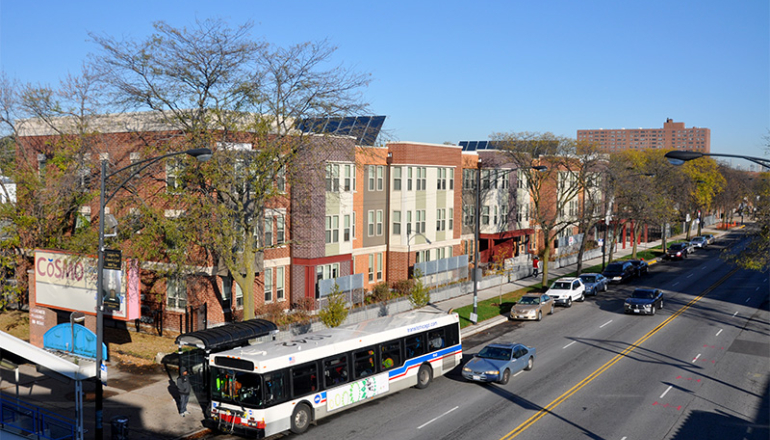 The Jackson view from above, aross street