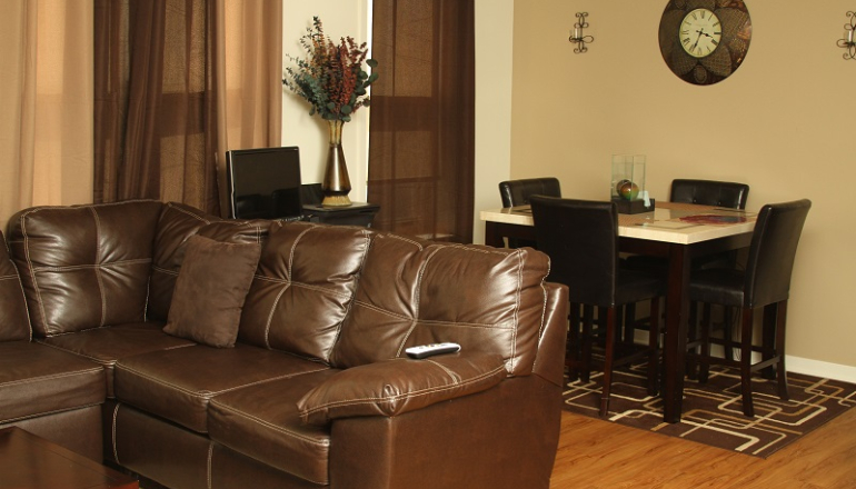 The Jackson unit living room