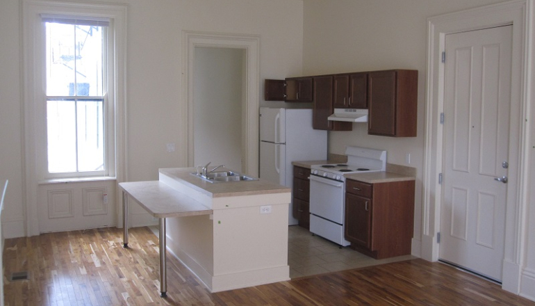 Abigail Apartments unit kitchen