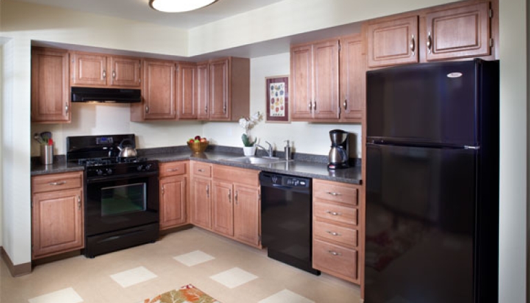 Temple Landing unit kitchen