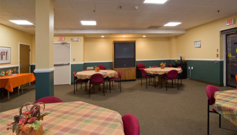 Chestnut Gardens community room