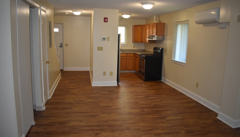 Briston Arms Apartments unit living room