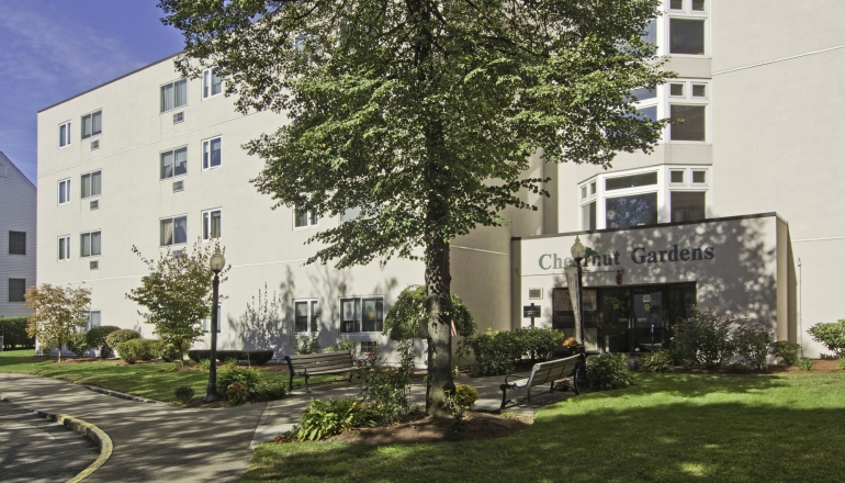 Chestnut Gardens exterior entrance