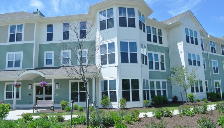 Clay Pond Cove exterior windows