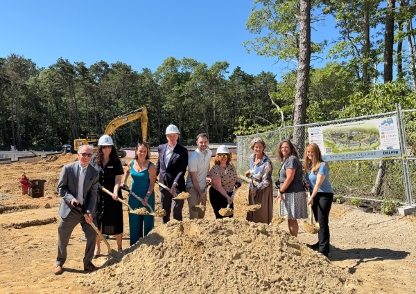 group breaks ground at Spring Rock