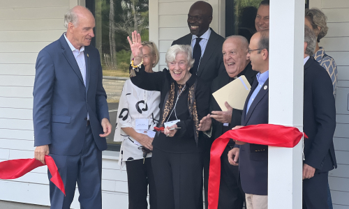 LeClair ribbon cutting
