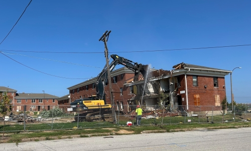 Demolition of building