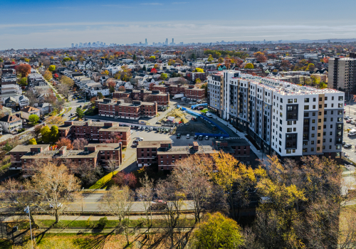 Aerial view of Clarendon Hill