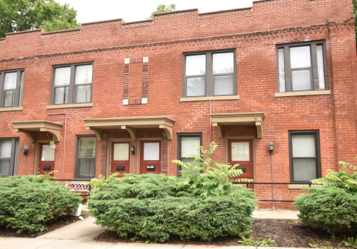 Kerper Apartments exterior entrances