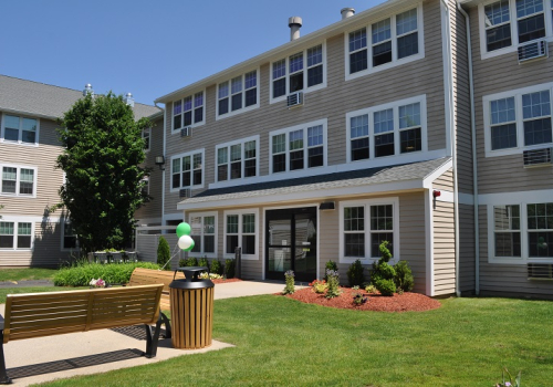 Torringford West Apartments outdoor sitting area