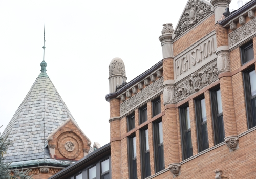 Old Middletown High School exterior