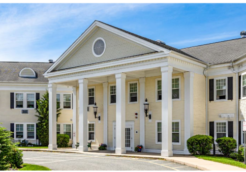 Front-facing view of the entry way of Northside Village.