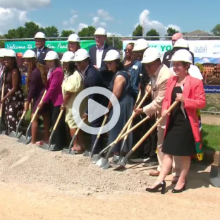 Photo of groundbreaking